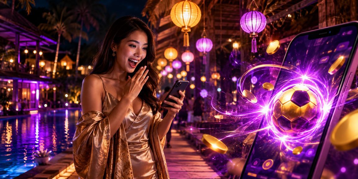 Người dùng Mũi Né chơi cược trực tuyến trên điện thoại tại quán cà phê ven biển